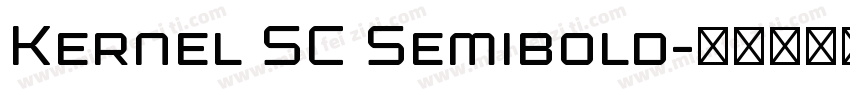 Kernel SC Semibold字体转换
